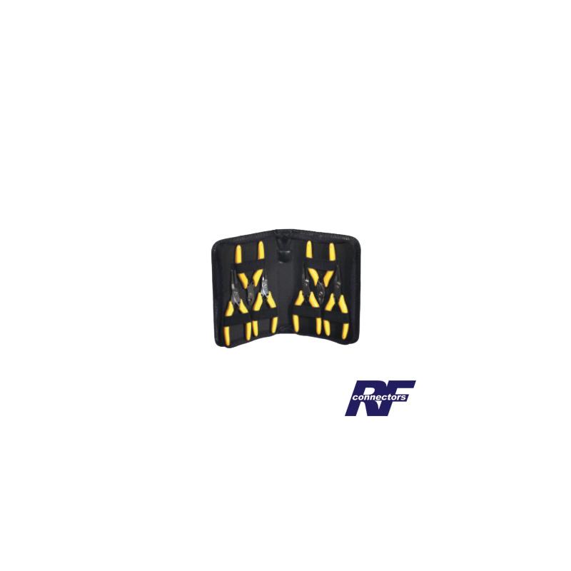 Juego 6 Pinzas Instalación RF (4 aserradas, corte al raz, re