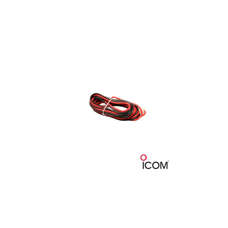 Cable de corriente de 3 mts. Para radios ICOM Móviles.