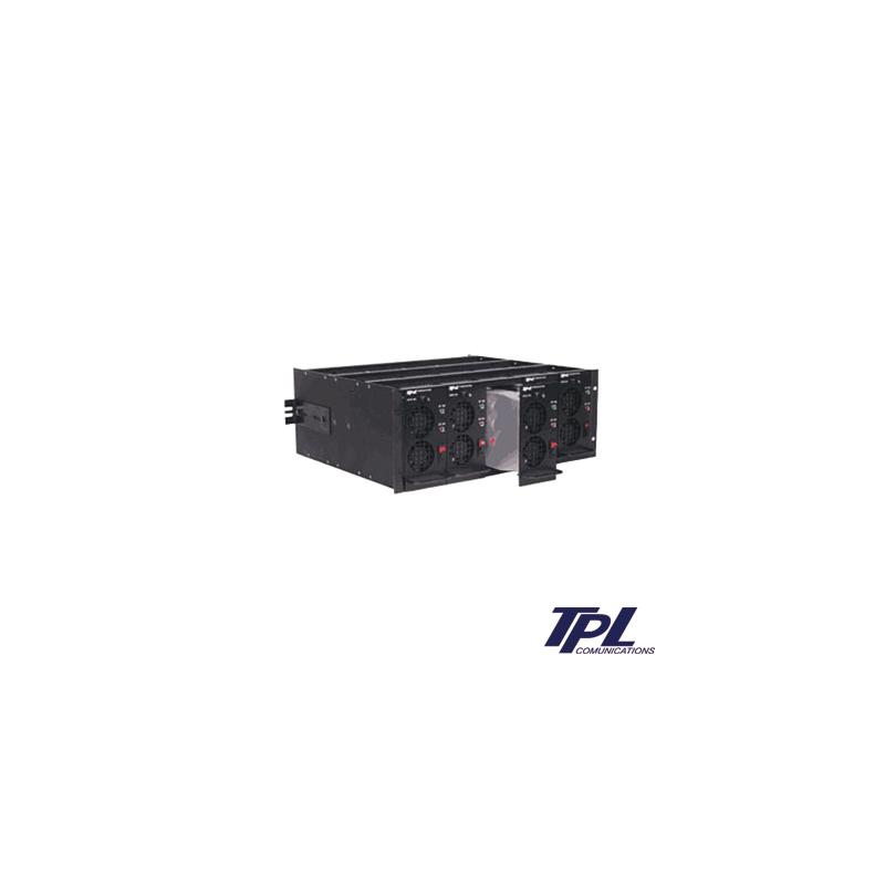 Chasis estándar para montaje en rack de 19", capacidad de hasta 5 módulos.