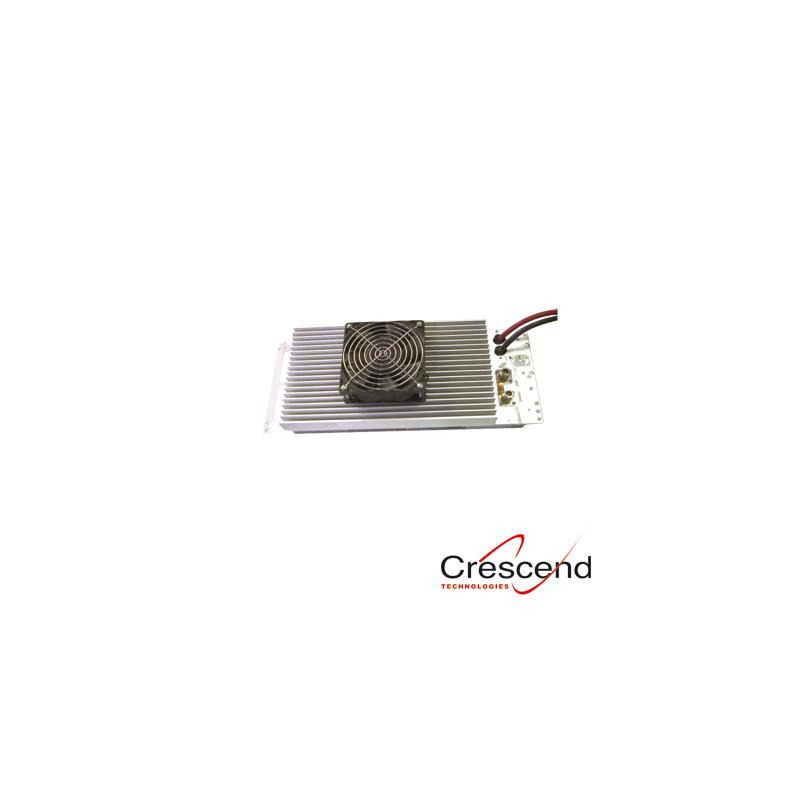 Amplificador de Ciclo Continuo, 148-156MHz, Entrada 5-24W / Salida 100W, 18A, 13.8Vcc.
