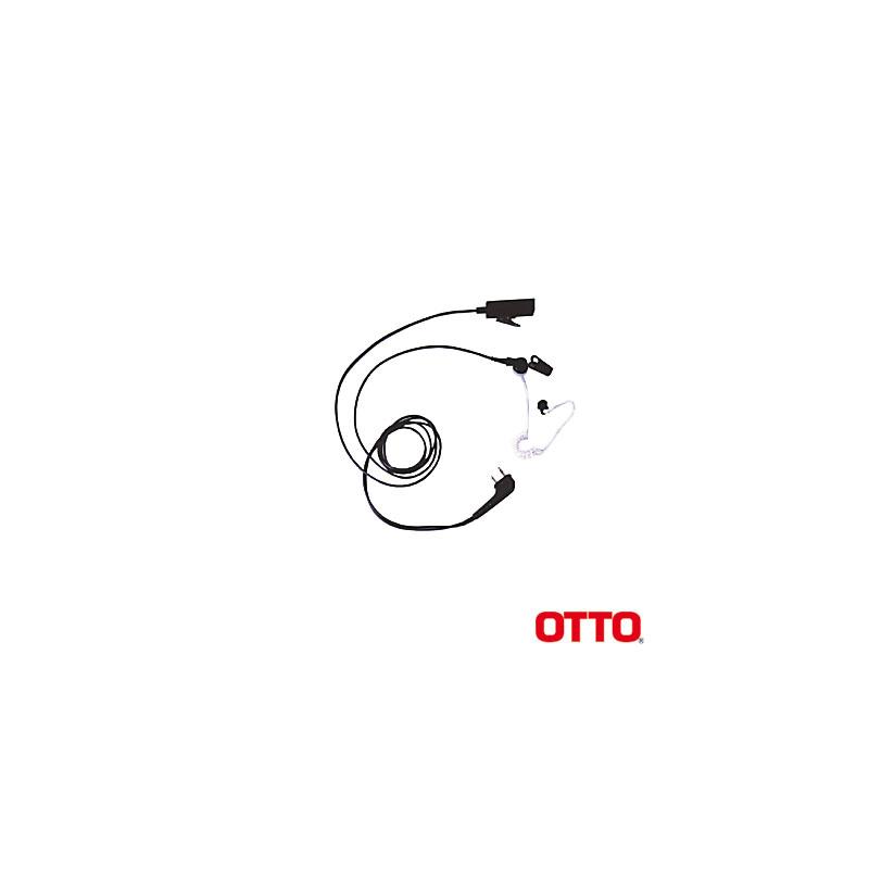 Micrófono-Audífono Profesional 2 Cables OTTO para KENWOOD NX | Precio México - Envío Inmediato | LM Soluciones