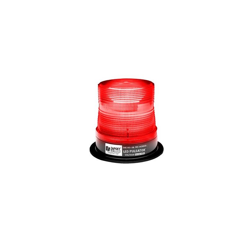 Burbuja PULSATOR LED clase 2 color rojo, montaje permanente