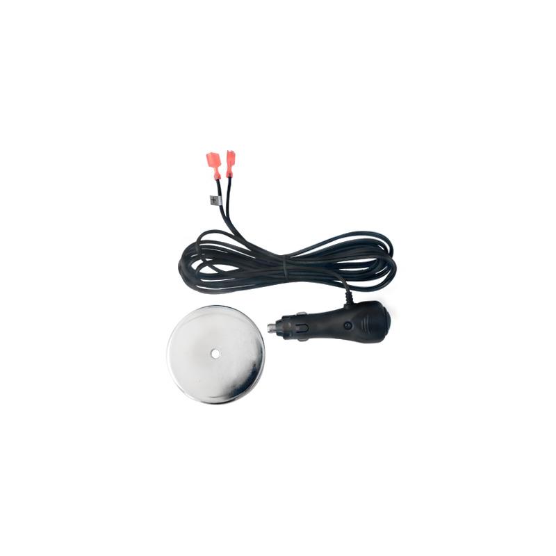 Kit de montaje magnético con cable de corriente y encendedor vehicular