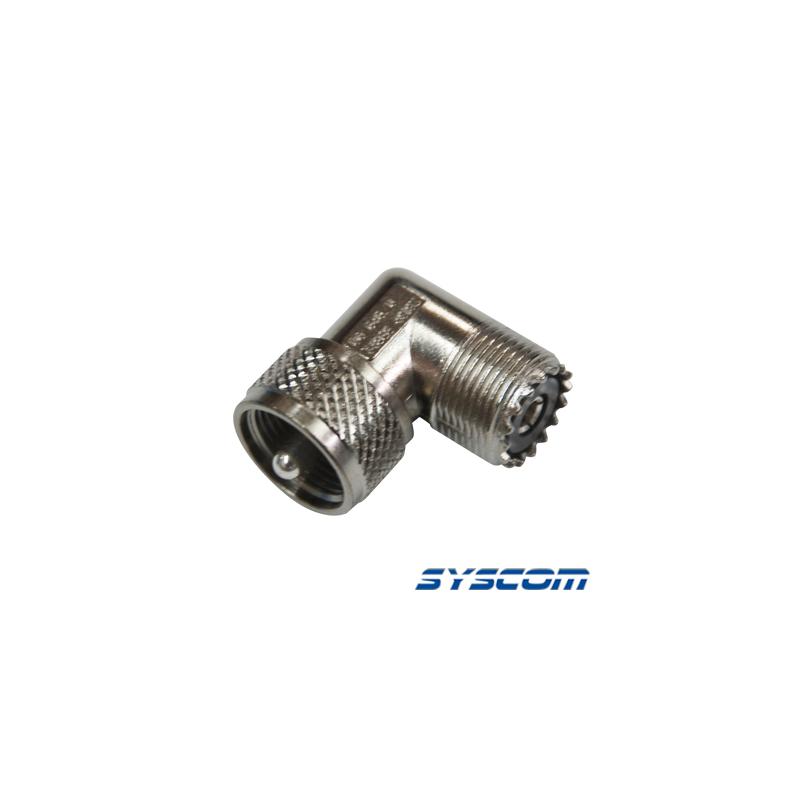 Conector Amphenol UHF Macho-Hembra Ángulo Recto | Syscom | Precio México - Envío Inmediato | LM Soluciones