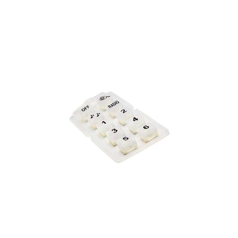 Botonera silicón micrófono 821-6060 sirena 202-0141AH