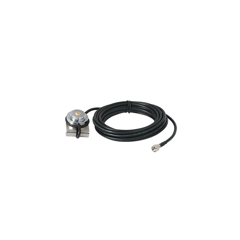 Montaje de 3/4" (Nmo) para Cajuela, 5 m de Cable RG-58A/U, Conector Mini UHF Macho.