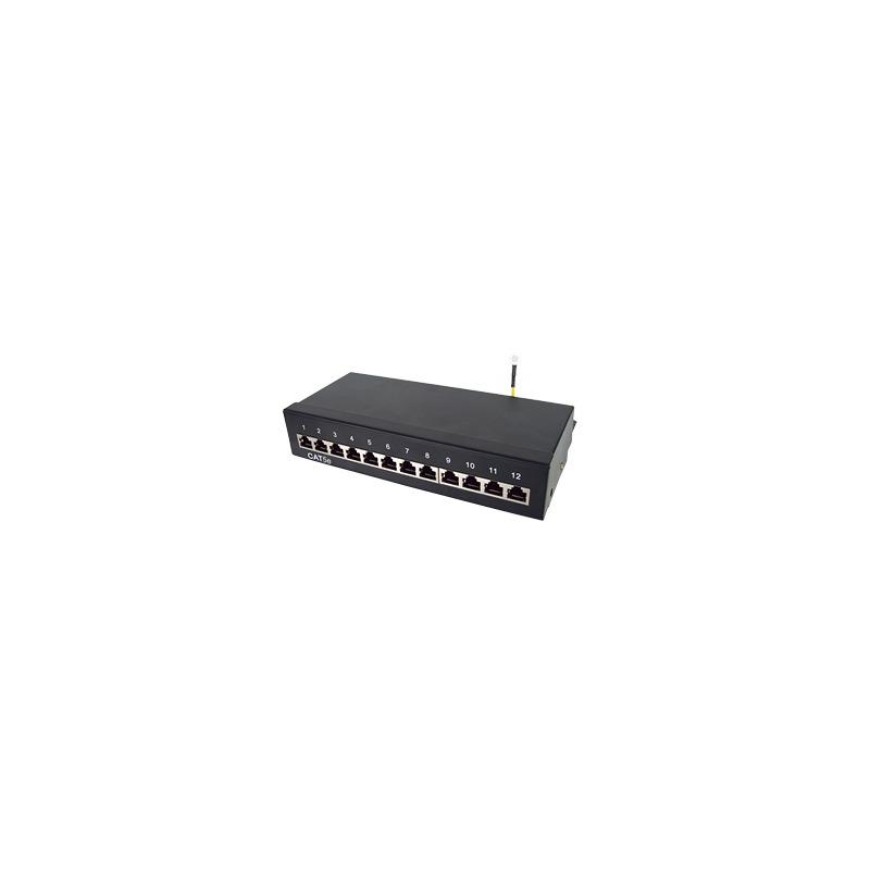 Panel de Parcheo Blindado Cat5e 12 Puertos LINKEDPRO