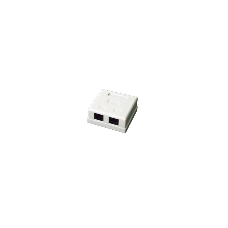 Caja de Pared 2 Puertos Cat5e - LinkedPro by Epcom | Precio México - Envío Inmediato | LM Soluciones