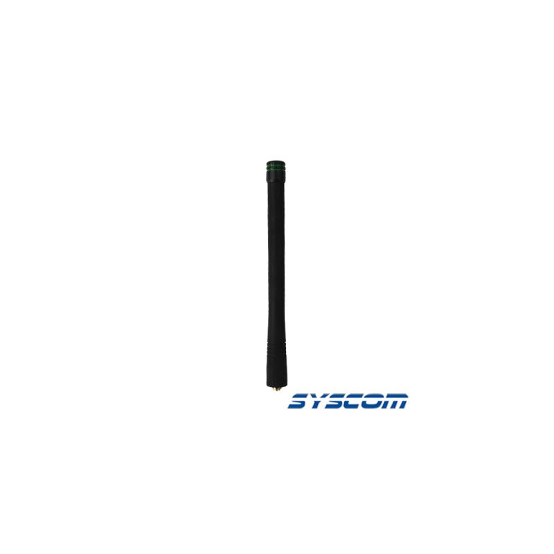 Antena VHF Helicoidal, 150-164 MHz. Versión Mejorada, conector SMA Hembra.