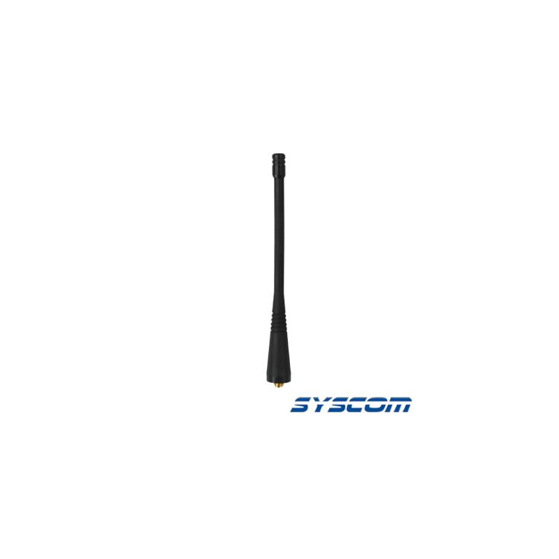 Antena Portátil Recortada UHF 450-470 MHz. (Antena Genérica SYSCOM para radios KENWOOD).