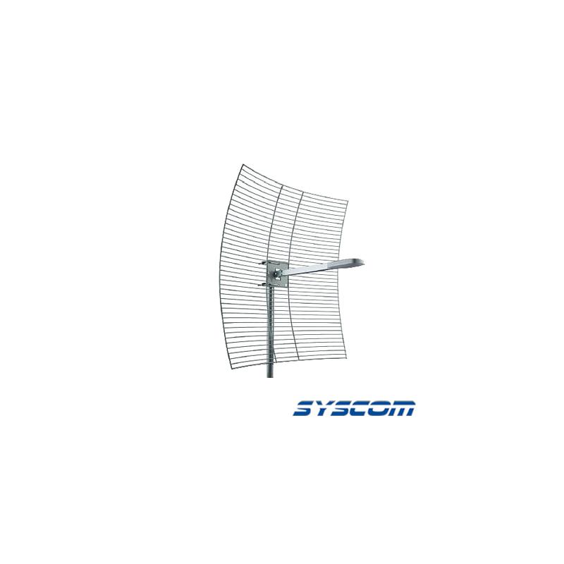 Antena Base Direccional 24 dBi SYSCOM 2.4GHz | Precio México - Envío Inmediato | LM Soluciones