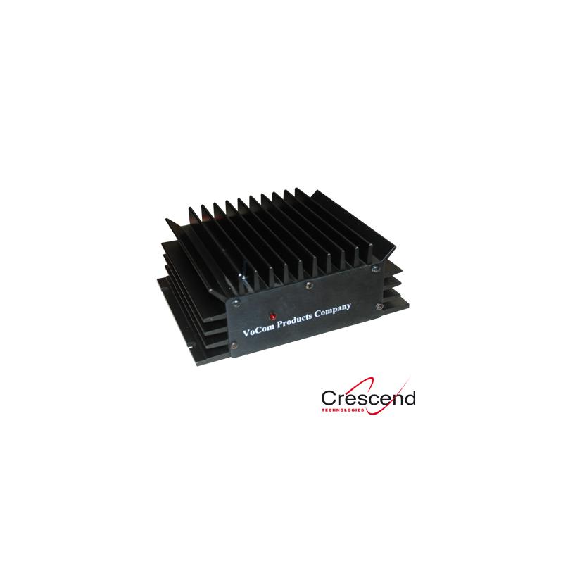 Amplificador VOCOM vehícular en UHF, 420-512 MHz, Entrada 3-9 W / Salida 100 W.