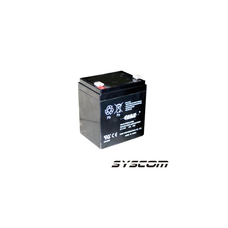 Batería de Respaldo 12V 4Ah SYSCOM para CCTV