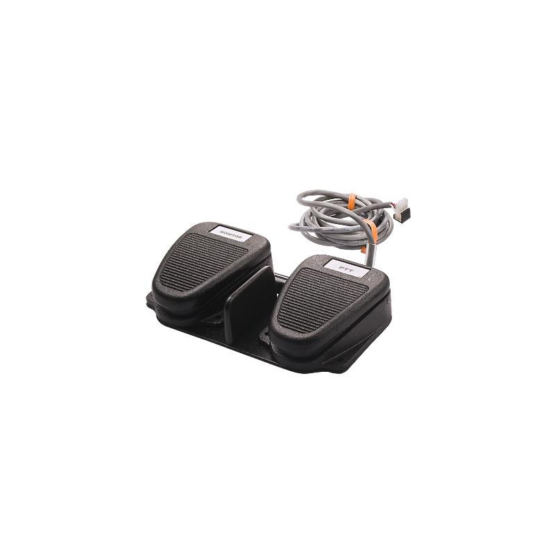 Interruptor de doble pedal con PTT. (Requiere caja de accesorios XAAB002A).