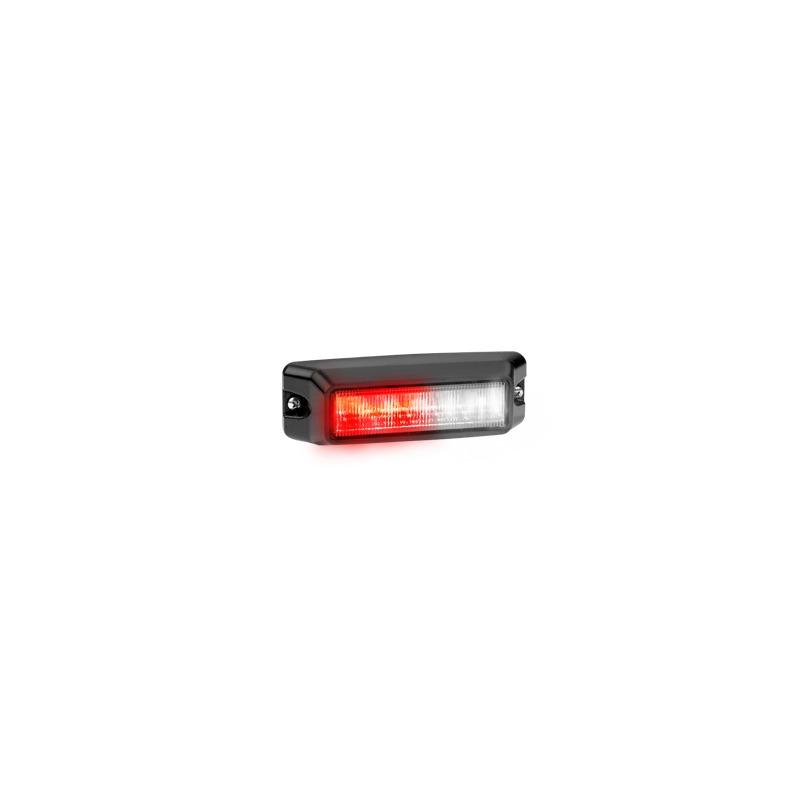 Luz auxiliar de 12 LED Ìs en color rojo / claro con mica transparente.