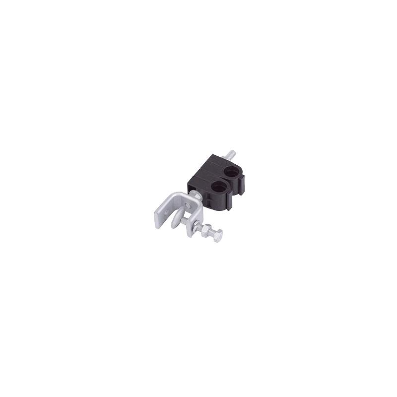 Sujetador de 2 Cables 1/2 Acero Inoxidable