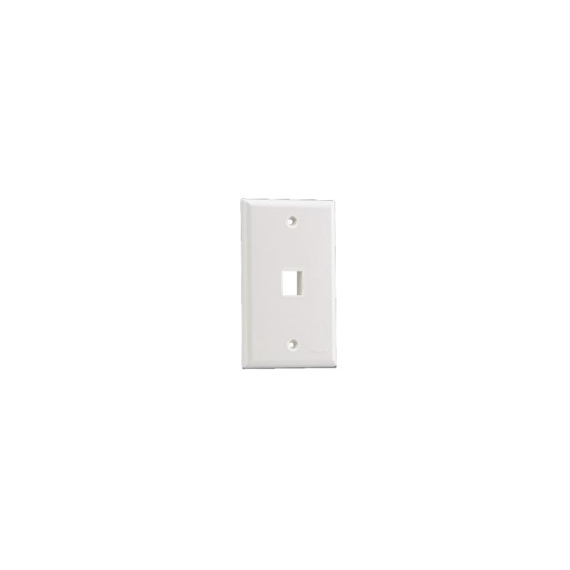 Placa Pared Vertical 1 Puerto Keystone Panduit Marfil | Precio México - Envío Inmediato | LM Soluciones