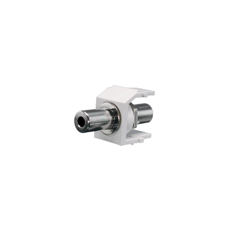 Módulo Acoplador Estéreo 3.5 mm Keystone Blanco Mate - PANDU