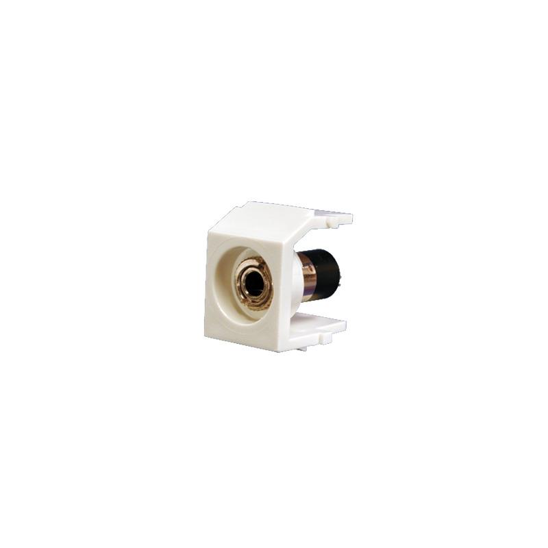 Módulo Acoplador Estéreo 3.5mm Keystone Panduit Blanco Mate