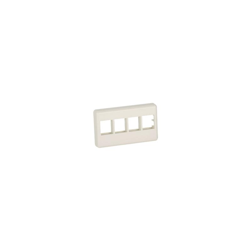 Placa Pared Panduit 4 Puertos Keystone Blanco | Precio México - Envío Inmediato | LM Soluciones