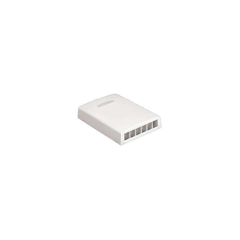 Caja Montaje Superficie Panduit NK6BXIW-AY 6 Módulos Blanco
