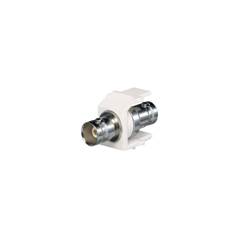 Acoplador Coaxial BNC Keystone Panduit Blanco 50 Ohms