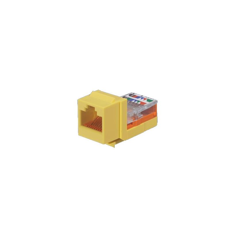 Conector Keystone Cat5e Jack Amarillo Panduit | Precio México - Envío Inmediato | LM Soluciones