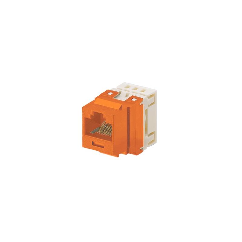 Conector Keystone Panduit Cat 5e Naranja