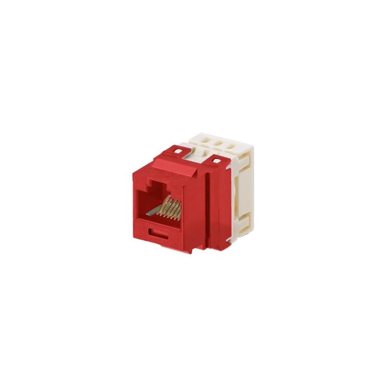 Conector Keystone Cat5e RJ45 Rojo Panduit | Precio México - Envío Inmediato | LM Soluciones