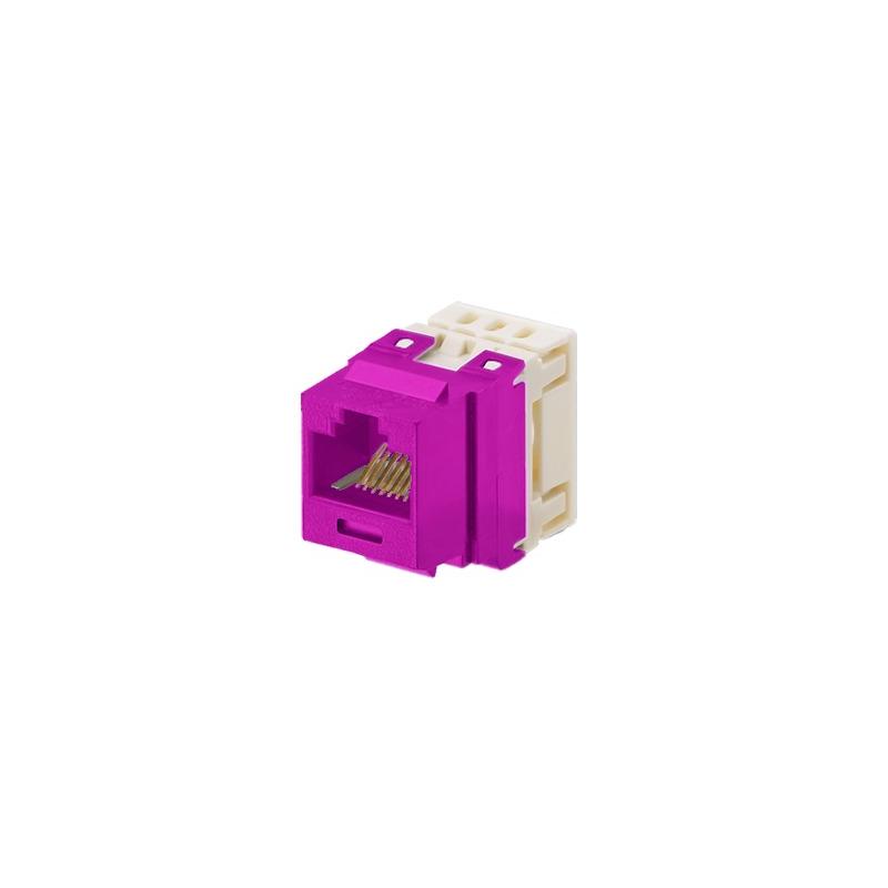 Conector Jack Keystone Cat6 Impacto Violeta PANDUIT