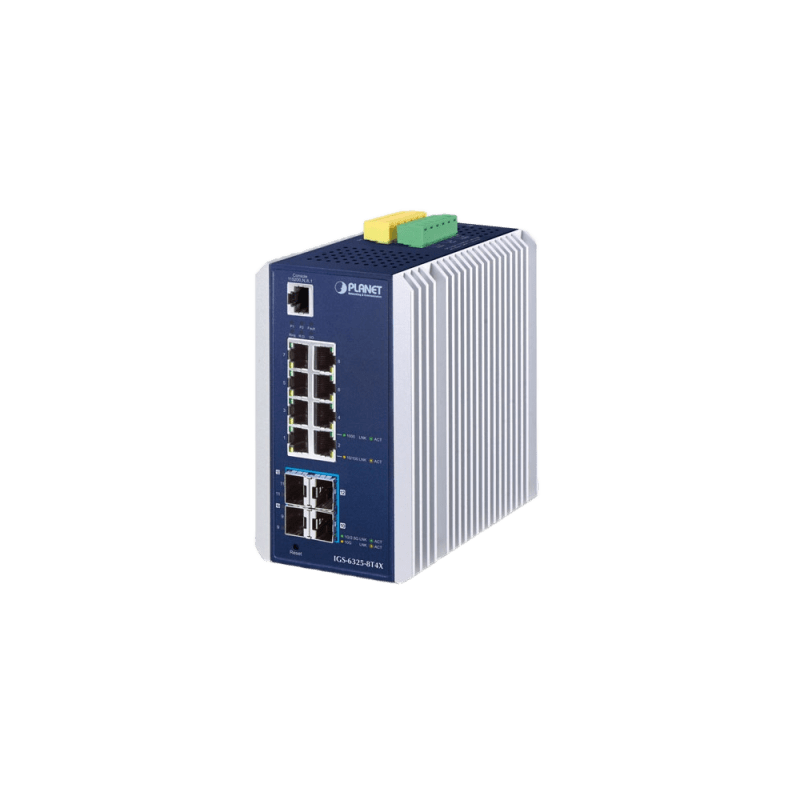 Switch Industrial Capa 3 10G PLANET 8 RJ45 + 4 SFP+