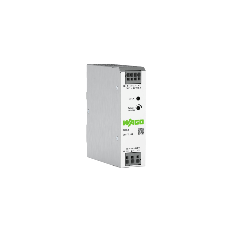 Fuente Alimentación WAGO 24V 5A Industrial Riel DIN | Precio México - Envío Inmediato | LM Soluciones